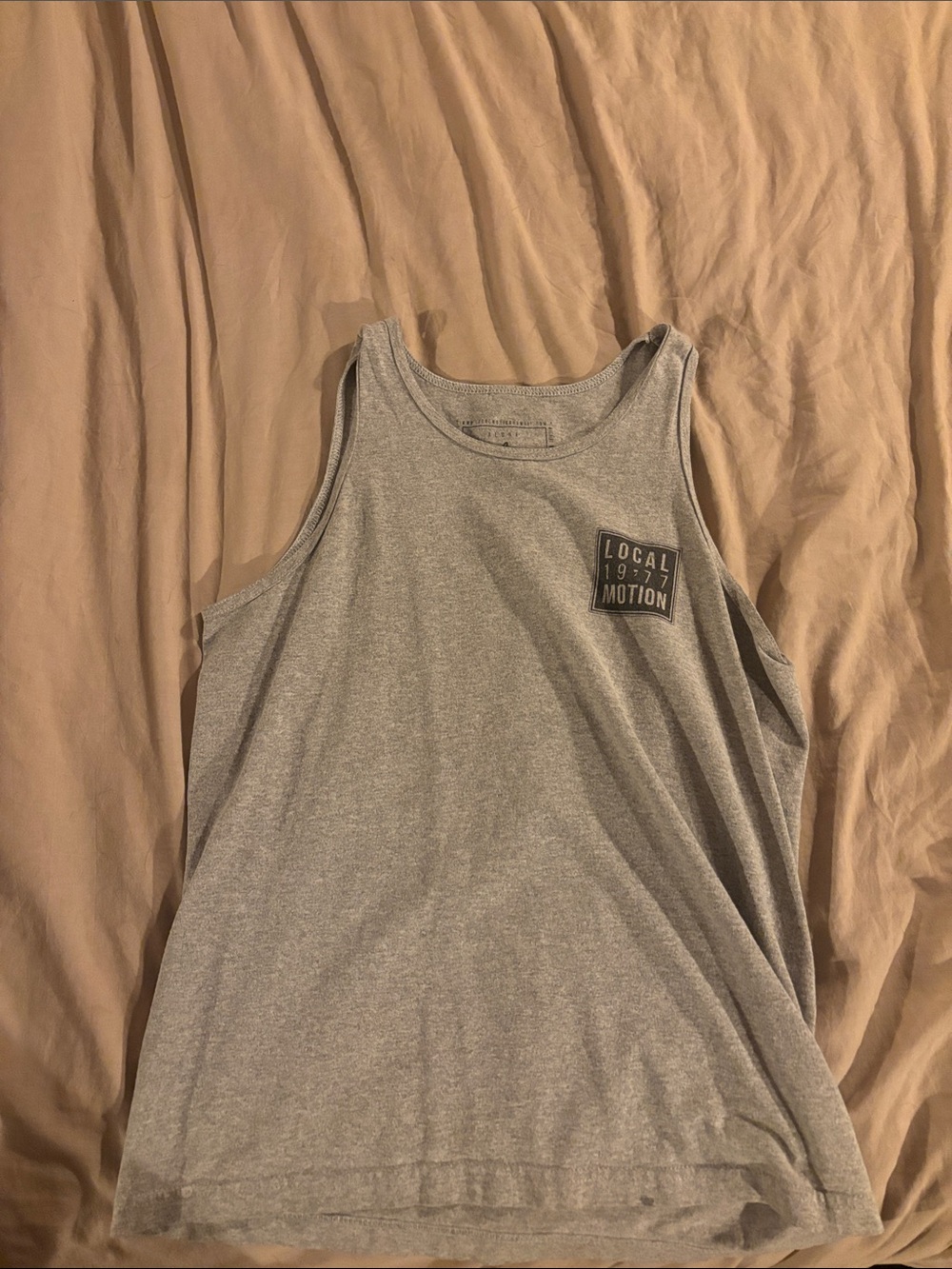 Local Motion Gray Men's Tank Top